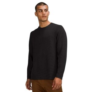 Lululemon Shift Stitch Crew Black Mens Medium